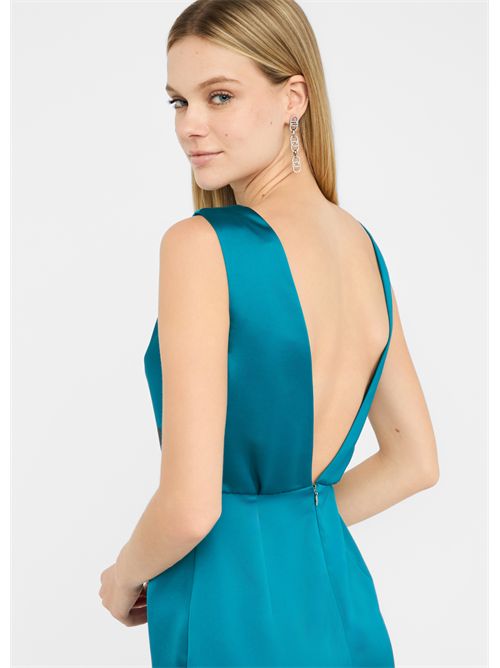 Abito midi elegante in raso LIU JO | CF5335T2956/X0215